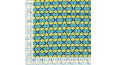 Cotton Poplin Print&Coated - Retro, Emerald
