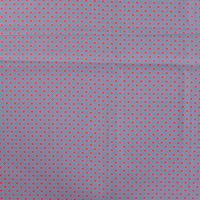 Cotton Poplin Print&Coated - Retro Flowers, Fuchsia