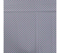 Cotton Poplin Print&Coated - Retro Flowers, Violet