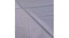 Cotton Poplin Print&Coated - Retro Flowers, Violet