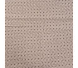 Cotton Poplin Print&Coated - Retro Flowers, Sand