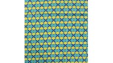 Cotton Poplin Print&Coated - Ethnic, Emerald