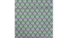 Cotton Poplin Print&Coated - Ethnic, Violet