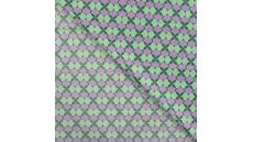 Cotton Poplin Print&Coated - Ethnic, Violet