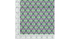 Cotton Poplin Print&Coated - Ethnic, Violet