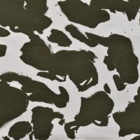 French Terry Print - Khaki