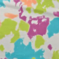 French Terry Print - Tie Dye, Print Violet