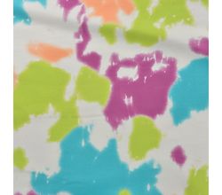French Terry Print - Tie Dye, Print Violet