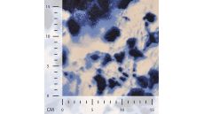 French Terry Print - Tie Dye, Denim