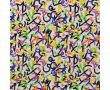 French Terry Print - Rainbow Alphabet