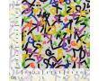 French Terry Print - Rainbow Alphabet