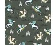 French Terry Print - Army