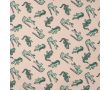 French Terry Print - Croc, Sand
