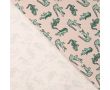French Terry Print - Croc, Sand