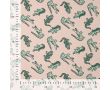 French Terry Print - Croc, Sand