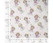 French Terry Print - Princess, Ecru
