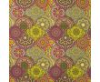 French Terry Brushed Print - Mandala Orient, Khaki