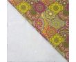 French Terry Brushed Print - Mandala Orient, Khaki