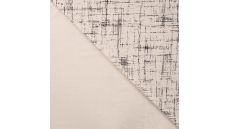 French Terry Brushed Print - Fake Fond, Sand