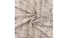 French Terry Brushed Print - Fake Fond, Sand