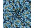 French Terry Print - Frogs, Denim