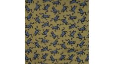 French Terry Print - Frogs, Khaki
