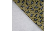 French Terry Print - Frogs, Khaki