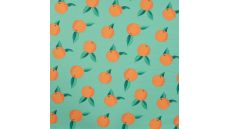 French Terry Print - Oranges, Tiffany