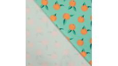 French Terry Print - Oranges, Tiffany