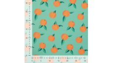 French Terry Print - Oranges, Tiffany