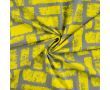 French Terry Print - Abstract Strokes, Army
