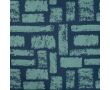 French Terry Print - Abstract Strokes, Denim