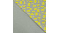 French Terry Print - Abstract Shapes, Army