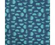 French Terry Print - Abstract Shapes, Denim
