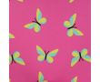 French Terry Print - Butterflies, Fuchsia