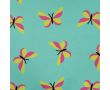 French Terry Print - Butterflies, Tiffany