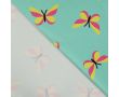 French Terry Print - Butterflies, Tiffany