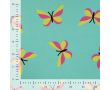 French Terry Print - Butterflies, Tiffany