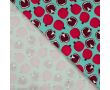French Terry Print - Pomegranate, Tiffany