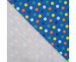 French Terry Print - Toot Toot Dots, Royal