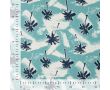 French Terry Print - Palms, Denim