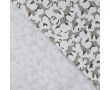 French Terry Print - Cotton Balls, Khaki