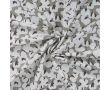 French Terry Print - Cotton Balls, Khaki