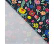 French Terry Print - Colourful Flowers