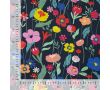 French Terry Print - Colourful Flowers
