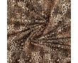French Terry Print Brushed - Classic Leopard, Caramel
