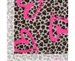French Terry Neon Print - Leopard + Neon Heart, Caramel