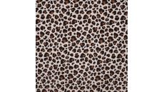 French Terry Print - Leopard, Caramel