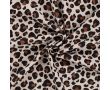 French Terry Print - Leopard, Caramel