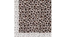 French Terry Print - Leopard, Caramel